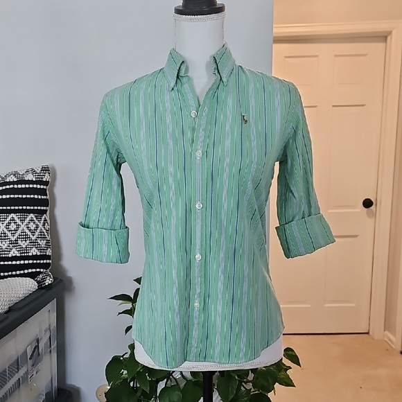 Ralph Lauren Woman's Striped Shirt - Picture 1 of 3